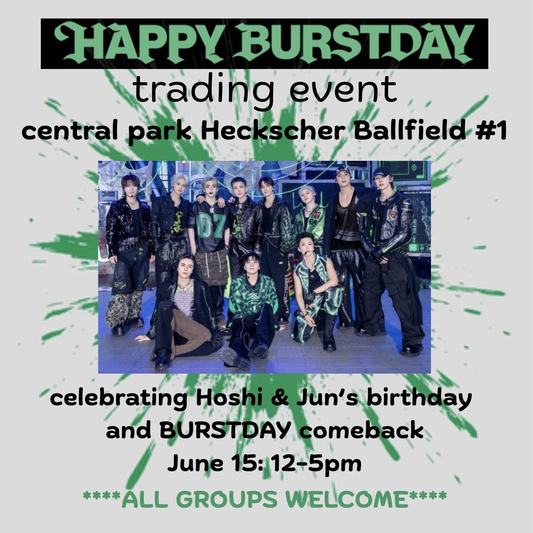 ivettermdz's tweet photo. SVT trading event June 15 from 12-5pm
Central Park heckscher ballfield #1 https://t.co/oNhTWbynzw