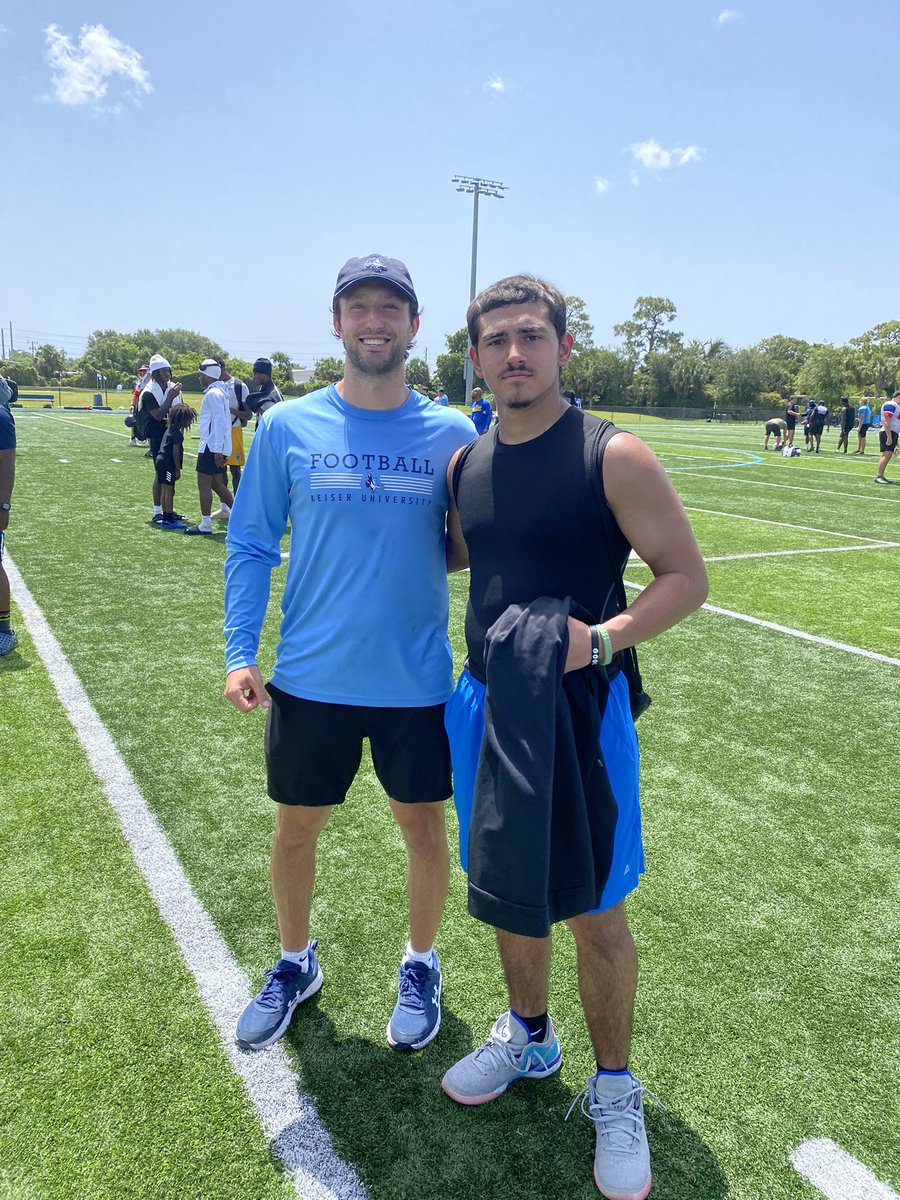 Thanks <a href="/Coach_PBurke/">Peyton Burke</a> for the great camp experience yesterday learned a lot and got better.