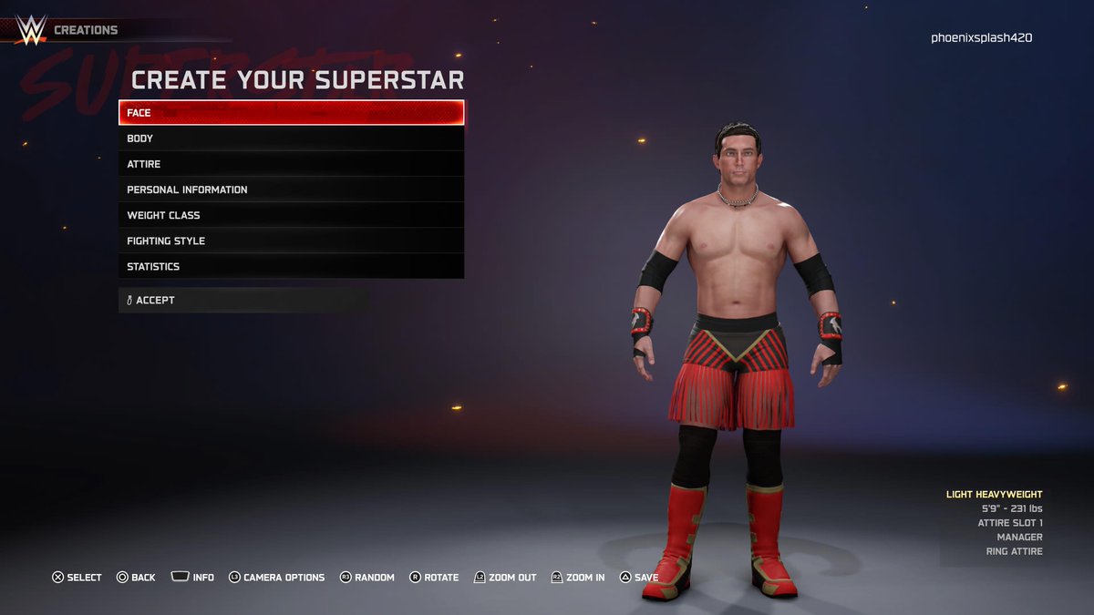SplashPhoenix's tweet photo. Now Available for download on WWE2K Community Creations for PS5 PWG's Excalibur &amp; Disco Machine. Excalibur logo credit goes to @Friedful .  #WWE2k25 #pwg #aew #excalibur #disco #machine.  Also attached is previews of other PWG and Revolution Pro caws I'm working on. https://t.co/kp4xzMjhGW
