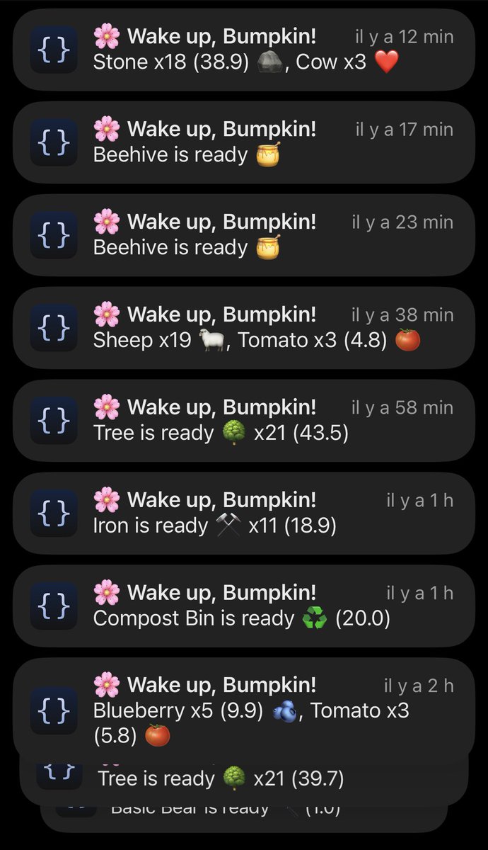 Yann_user's tweet image. Working on auto notifications for @0xSunflowerLand with Scriptable…
AND IT JUST WORKS 😭🌻
Not done yet, but it’s coming soon 👀
Can’t wait to share it!
#SunflowerLand #Scriptable #iOSWidget