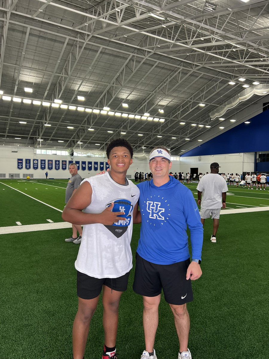 Juan Davis Jr. (@lildonjuanfasho) on Twitter photo Truly an honor to attend the <a href="/UKFootball/">Kentucky Football</a> camp & what an honor to meet Coach <a href="/vincemarrow/">CoachMarrow</a> & <a href="/CoachJ_Boulware/">Jay Boulware</a> <a href="/coachscola/">Joe Scola</a>
Thank you <a href="/kingsboro02/">Coach Mo</a> 🏈💙<a href="/Winton_WoodsFB/">Winton Woods HS Football</a> <a href="/CoachChadMurphy/">Chad Murphy</a> Truly an honor to attend the <a href="/UKFootball/">Kentucky Football</a> camp & what an honor to meet Coach <a href="/vincemarrow/">CoachMarrow</a> & <a href="/CoachJ_Boulware/">Jay Boulware</a> <a href="/coachscola/">Joe Scola</a>
Thank you <a href="/kingsboro02/">Coach Mo</a> 🏈💙<a href="/Winton_WoodsFB/">Winton Woods HS Football</a> <a href="/CoachChadMurphy/">Chad Murphy</a>