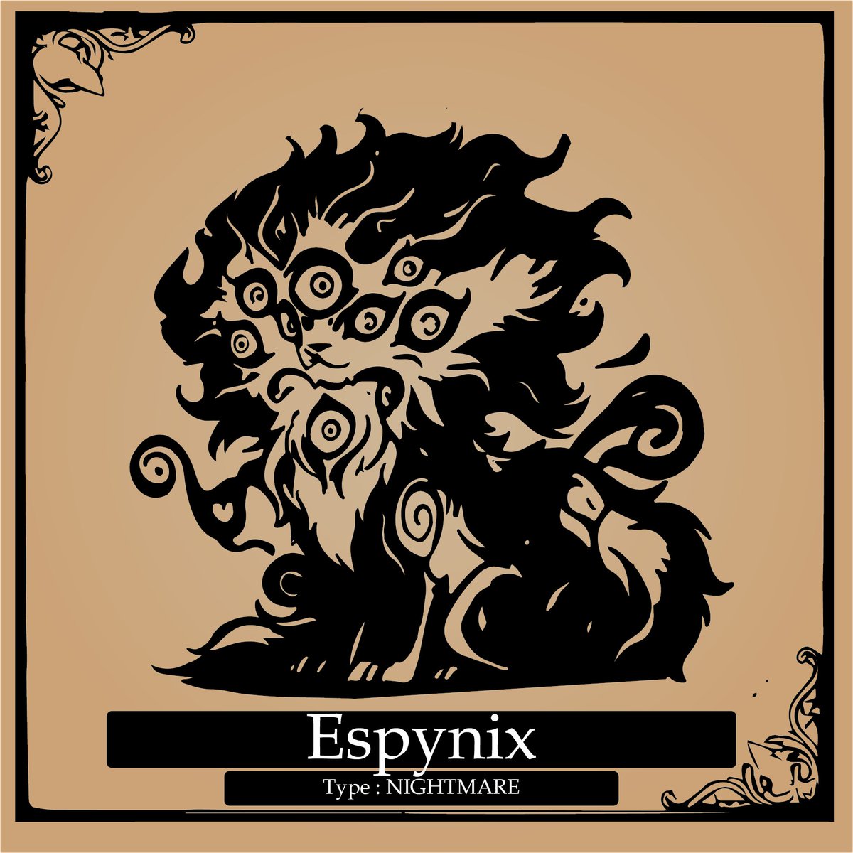 IzurIllust's tweet photo. #Kaijune2025
Espynix
Type : #Nigthmare
Attribute : Dark
Skill : Never-Ending Nightmare
#minimalistic #stylized #creaturedesign #RPG https://t.co/Gcgt8YXzTJ