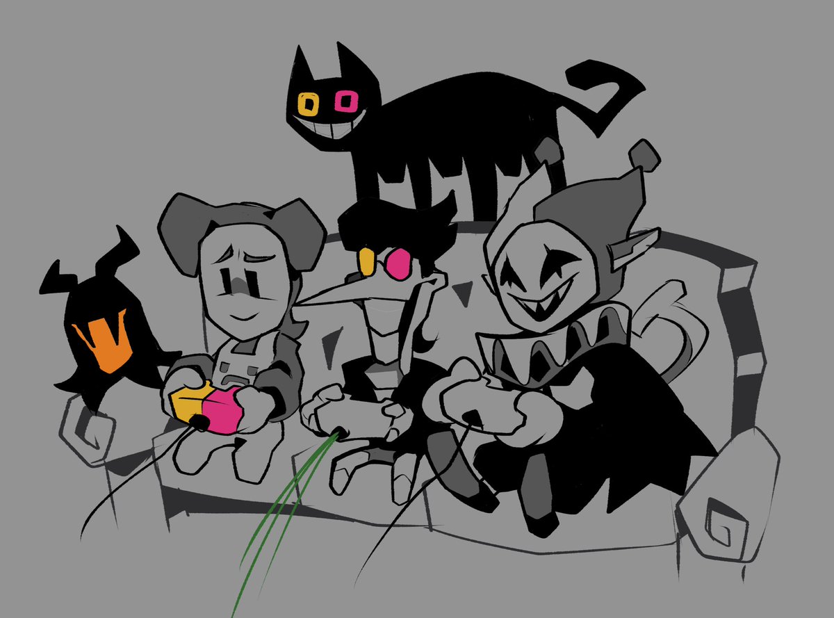 The Freedom gang having some fun

#deltarunespoilers #DELTARUNE