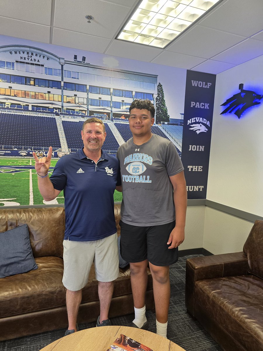 TerrenceJ75's tweet image. After a great camp and conversation with @CoachChoateFB I am blessed to receive an offer from the University of Nevada

@VEE_Sports @BrandonHuffman @CoachArmy @CoachLynch @VCHS_FB