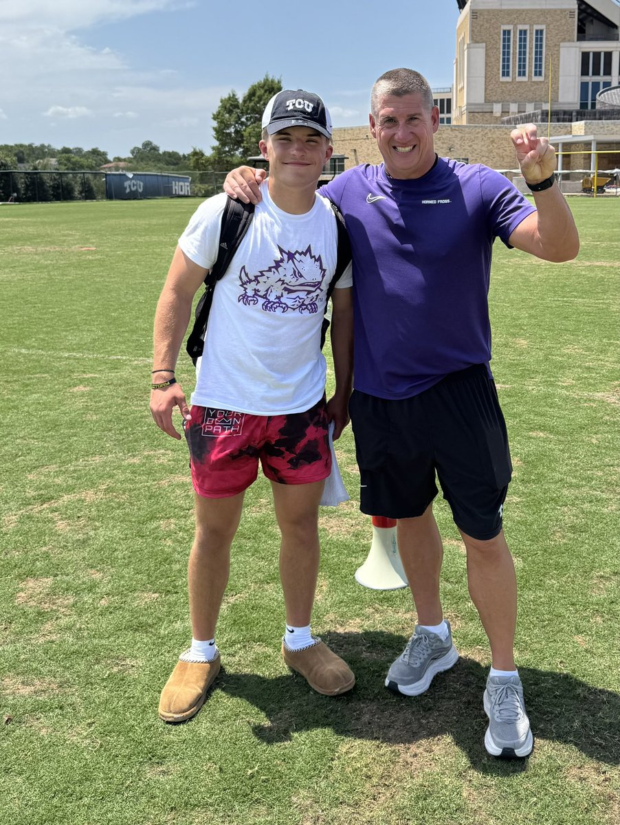 Clayton_Macy_36's tweet image. Thankful for the invitation and opportunity to compete @TCUFootball camp today. Thank you @MTommerdahl , @bobwager31 , and @jackstein27 for working with me and hosting a great camp. As an added bonus for the day, I am happy to say that I won the short snap charting competition!…