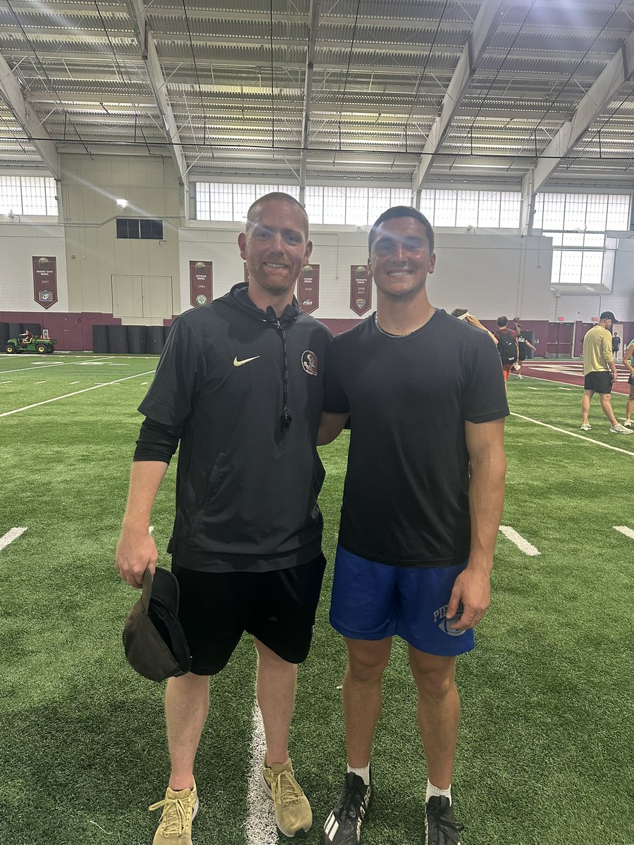 Rollie Pinto (@rolliepinto) on Twitter photo Had a great time at the Florida State camp! <a href="/DexPreps/">DexPreps</a> <a href="/AustinTTucker/">Austin Tucker</a> <a href="/CoachT_HarrisJR/">Tim Harris Jr.</a> <a href="/_DJDaniels/">DJ Daniels</a> <a href="/Coach_Norvell/">Mike Norvell</a> Had a great time at the Florida State camp! <a href="/DexPreps/">DexPreps</a> <a href="/AustinTTucker/">Austin Tucker</a> <a href="/CoachT_HarrisJR/">Tim Harris Jr.</a> <a href="/_DJDaniels/">DJ Daniels</a> <a href="/Coach_Norvell/">Mike Norvell</a>