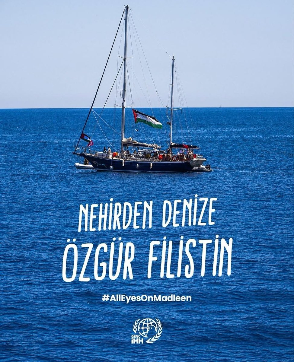 #WeAreMadleen Özgür Filistin
