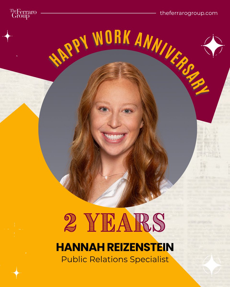 TheFerraroGroup's tweet image. Happy work anniversary to Gabriele, Hannah, and Jill. Thanks for being a part of the TFG crew and bring your expertise to every project.