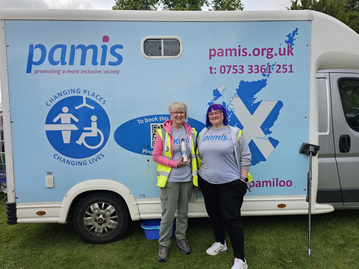 KazzieP's tweet photo. As always a million thanks yous to #Pamis for helping @TheAwakeningFestival be a truly #IncLOOsive event. Thanks to the @pamiloocp volunteers! https://t.co/vhWqCNyL7L