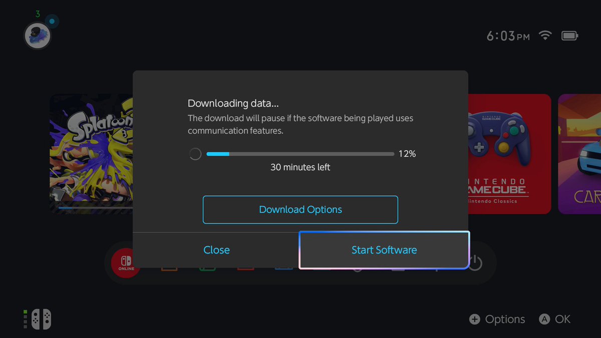 Vasko_Games's tweet image. Oh man I&apos;m so excited to play Splatoon 3 on my switch 2! But then I realized I have to download all 3 years of updates and DLC before I get to play...