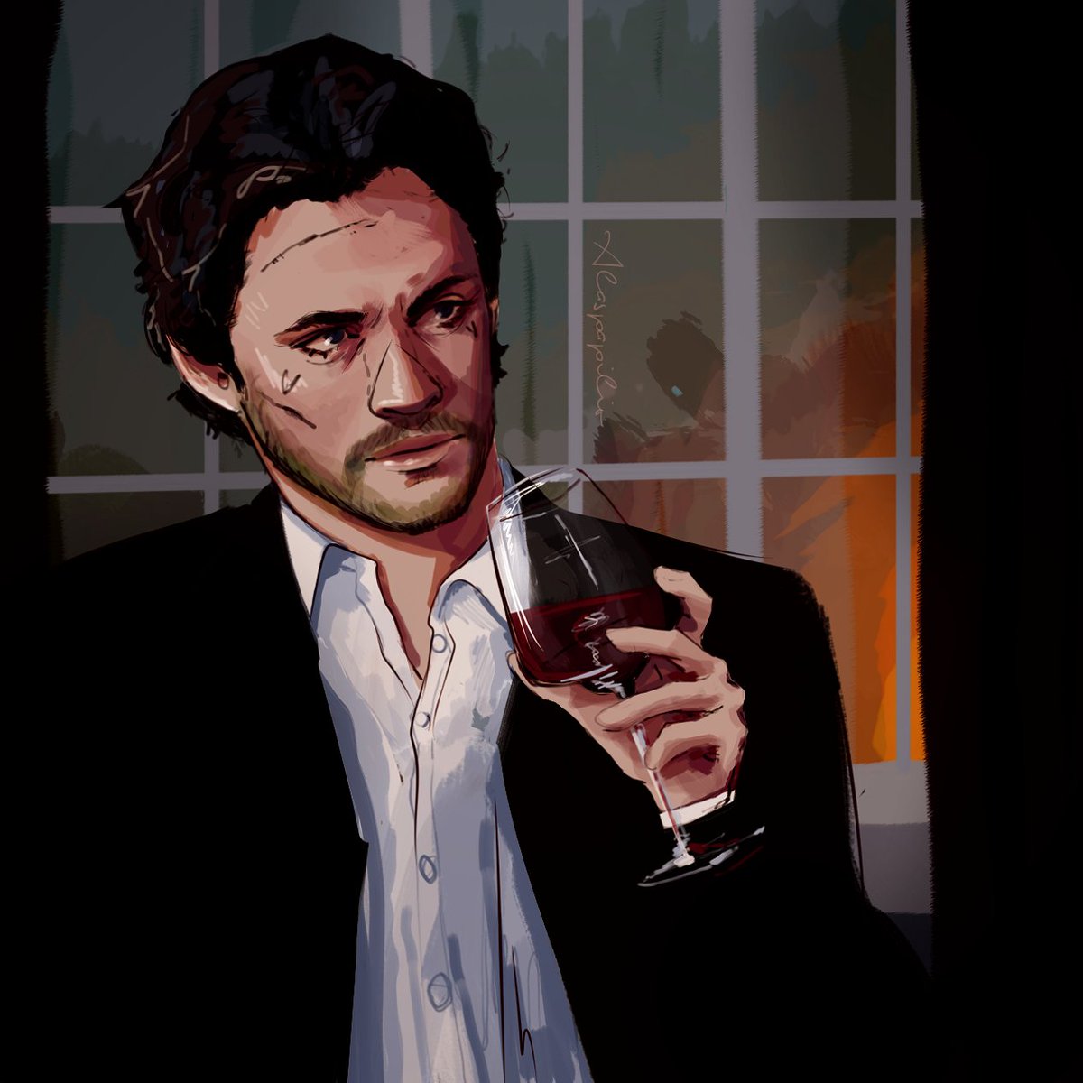 Willwillwill 
#Hannibal #WillGraham #art