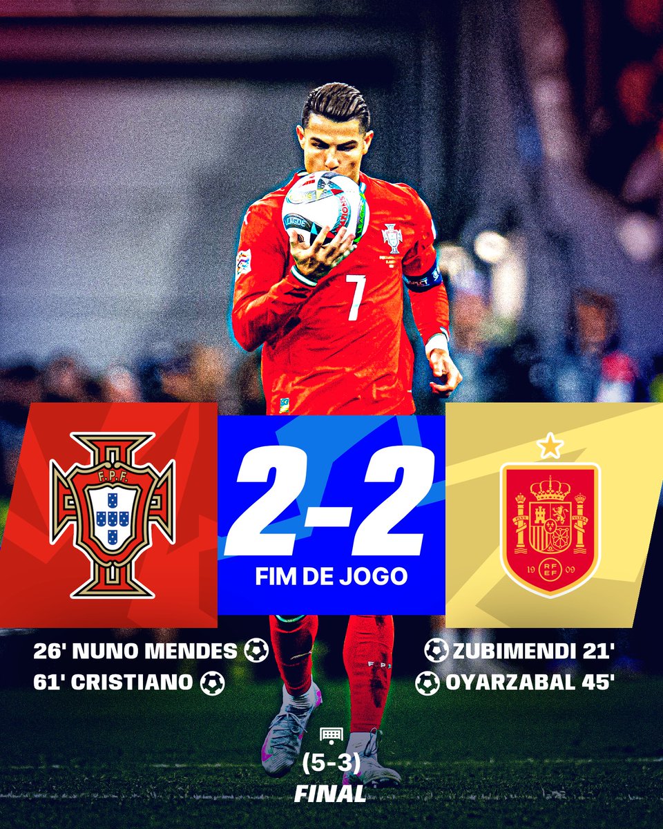 PORTUGAL É BICAMPEÃO DA NATIONS LEAGUE! 🏆🇵🇹