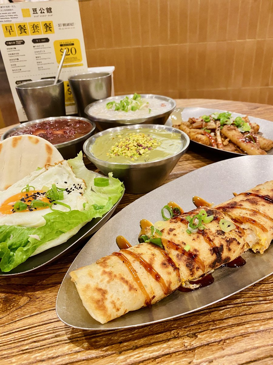 美味しい卵パンケーキ豆腐プリン😋