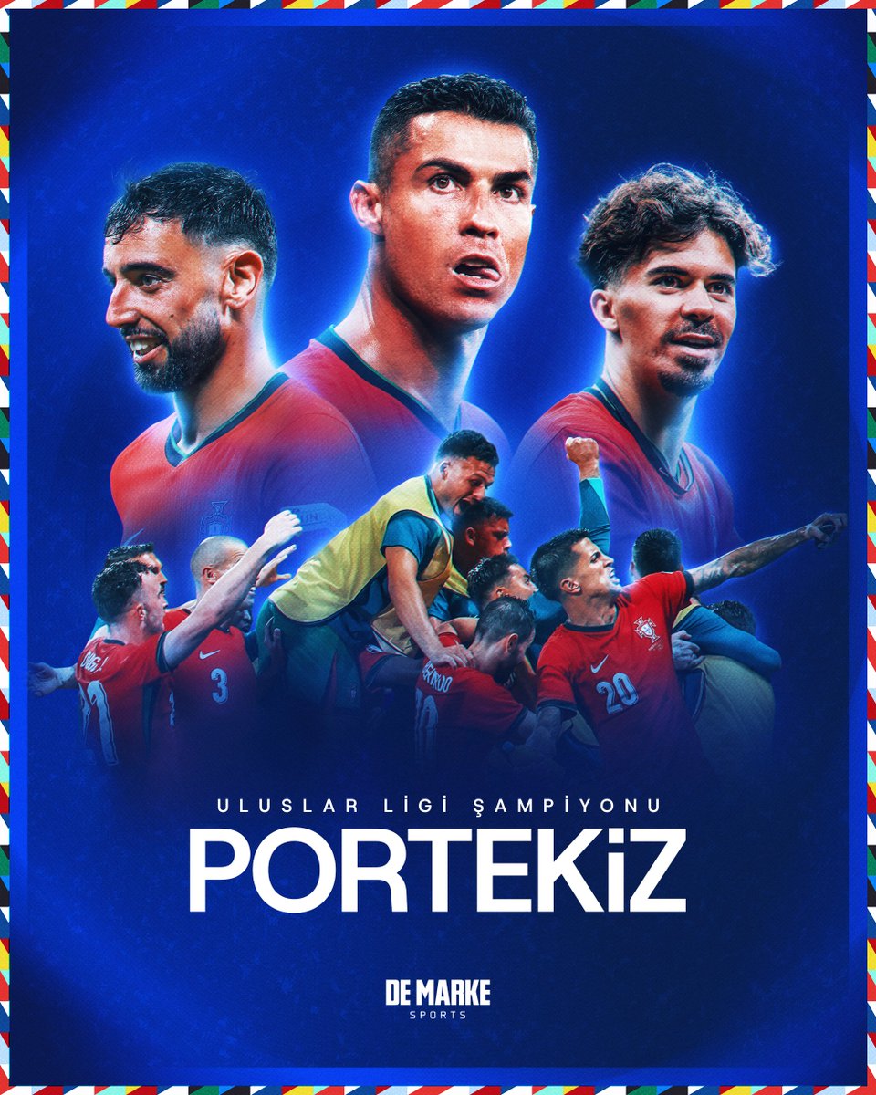 demarkesports's tweet photo. PORTEKİZ, İKİNCİ KEZ UEFA ULUSLAR LİGİ ŞAMPİYONU! https://t.co/x6pzjttAAv