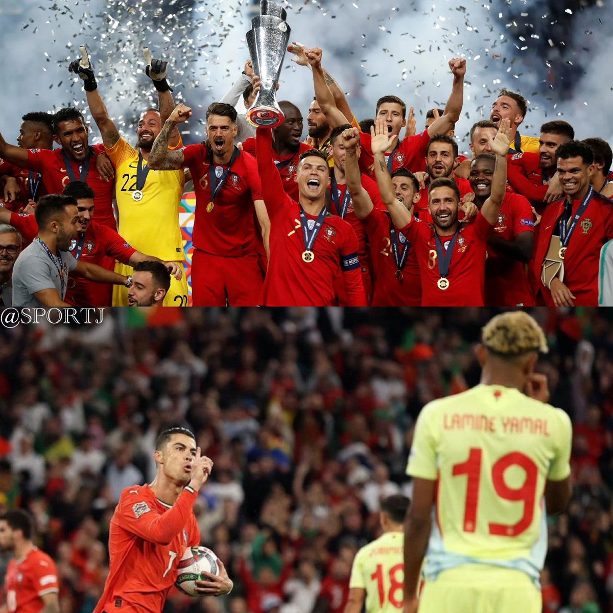 🚨🚨🚨🚨🚨 رسمياً وتاريخي وللتاريخ !

🏆 منتخب البرتغال بطلاً لـ دوري الأمم الأوروبية للمرة الثانية في تاريخه ويصبح أول منتخب يحقق اللقب مرتين في التاريخ بعد فوزه بركلات الترجيح على منتخب إسبانيا

✅ 2019 البطل
✅ 2025 البطل

#البرتغال_اسبانيا
