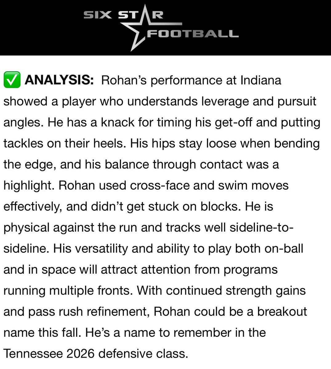 rohan12_sam's tweet image. Had an awesome time at Indiana thank you @Coach_AHiggins for the invite to compete!! Also thank you @sixstarfootball for the write up!!!
@Coach_PatKuntz @coach_buddha @wcsRHSfootball @wcsRHSstrength @_CoachRodriguez @CoachDCollier @CoachRoseberry @BuckFitz @NCEC_Recruiting