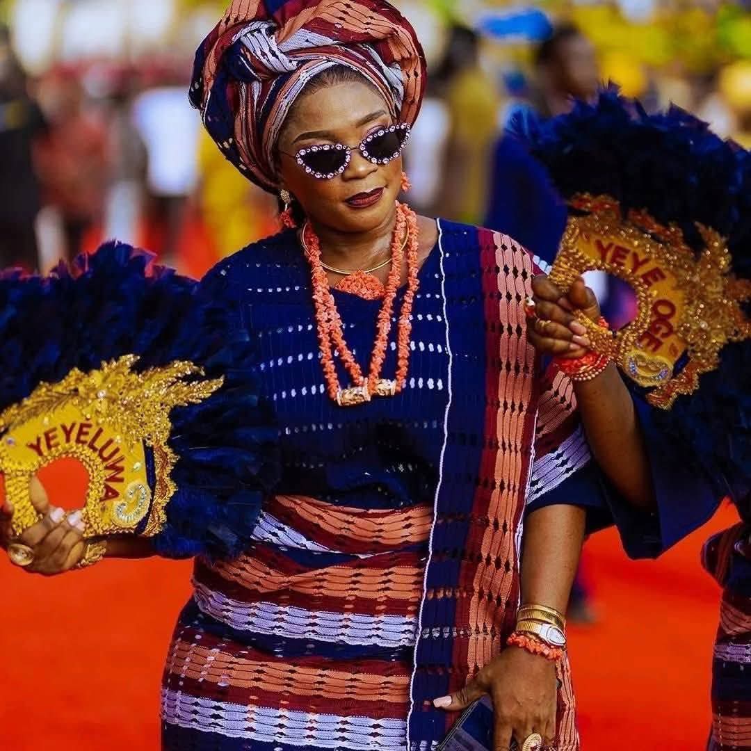 Yoruba women are Royal😊👌 #ojudeoba2025