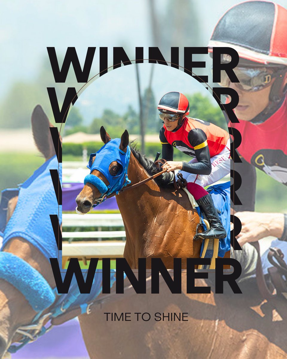 SoSRacingStable's tweet photo. She’s a maiden no more!
Congratulations to Time to Shine on her exciting victory @santaanitapark. Thanks to the entire Glatt team and jockey Antonio Fresu. ⭐️⭐️
#SoSRacing https://t.co/8IN7LLQMrb