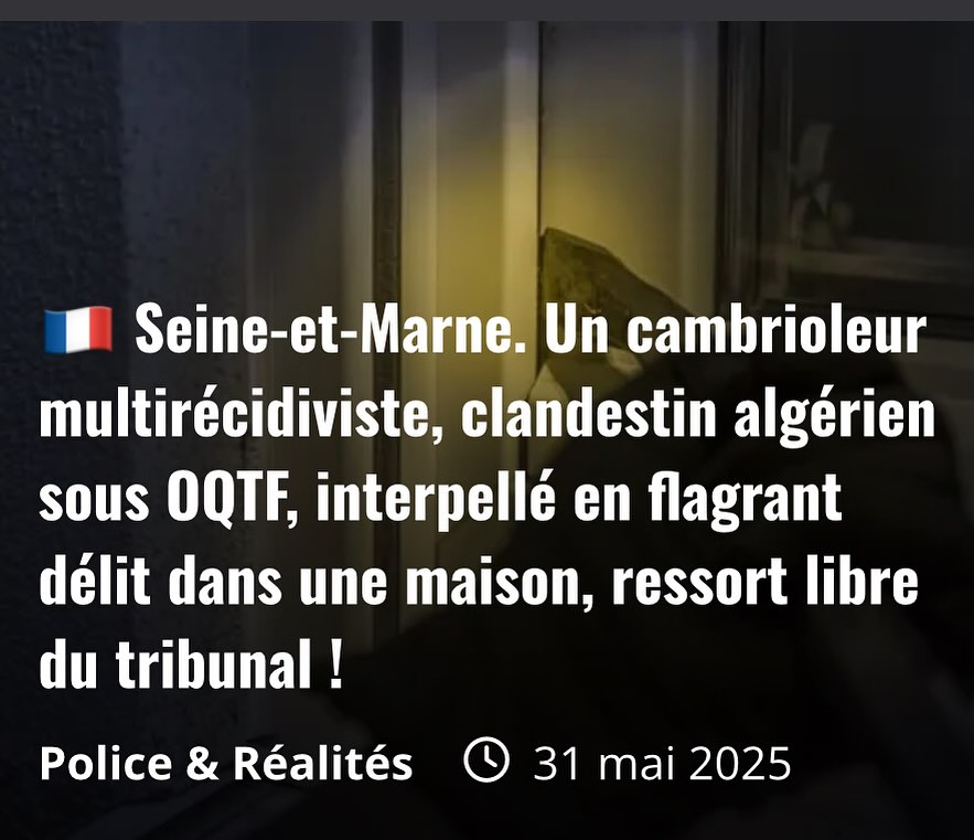 Çà c'est la France de Macron (<a href="/EmmanuelMacron/">Emmanuel Macron</a>), de Bayrou (<a href="/bayrou/">François Bayrou</a>), de Attal (<a href="/GabrielAttal/">Gabriel Attal</a>), de Philippe (<a href="/EPhilippe_LH/">Edouard Philippe</a>), de Borne (<a href="/Elisabeth_Borne/">Élisabeth BORNE</a>)... Tout le reste n'est que littérature ! 😠🤢