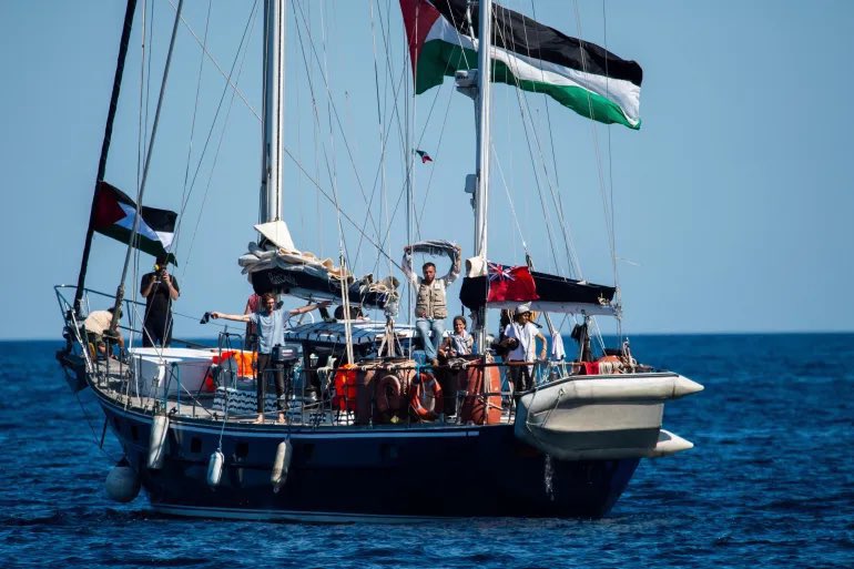 Urgent:

The Freedom Flotilla ship is now only 110 kilometers away from Gaza.

They are getting very close...

 If u see this post .. spread it comment 🍉🇵🇸 or even a dot .