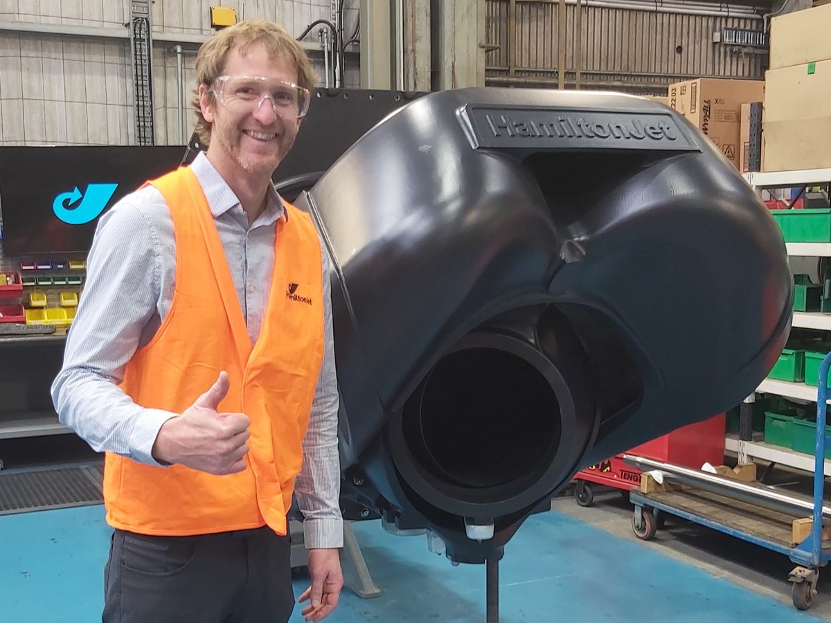 Fracture_Group's tweet photo. Thank you for the tour @HamiltonJetHQ. Your end-to-end manufacturing capabilities were eye opening and very impressive! I look forward to working together @UCNZ . https://t.co/bXub2GUh3V