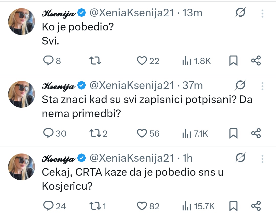 Dobila posao na neodređeno, nije više žeton, jer lepo radi.