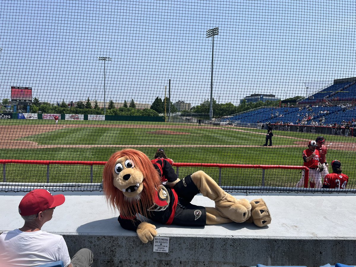 Centerfold or Center field?!? #goOttawago