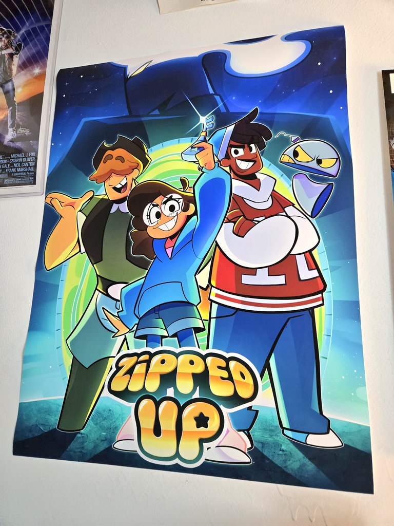 THIS beauty came in over my weekend and its EVEN PRETTIER THAN I IMAGINED🤩!!! Absolute best of luck to <a href="/BLIP_TOONS/">WE CREATE TO INSPIRE💚</a> on their indie toon Zipped Up &amp; anything else y'all are cookin' up!