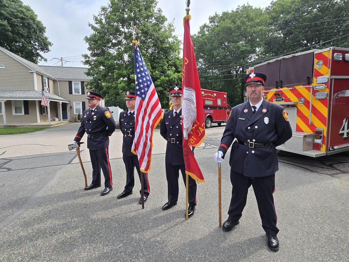 Today is Firefighter Memorial Sunday. We honored our retired members and the retired members who have passed away. Our ceremony was held at Station 2.