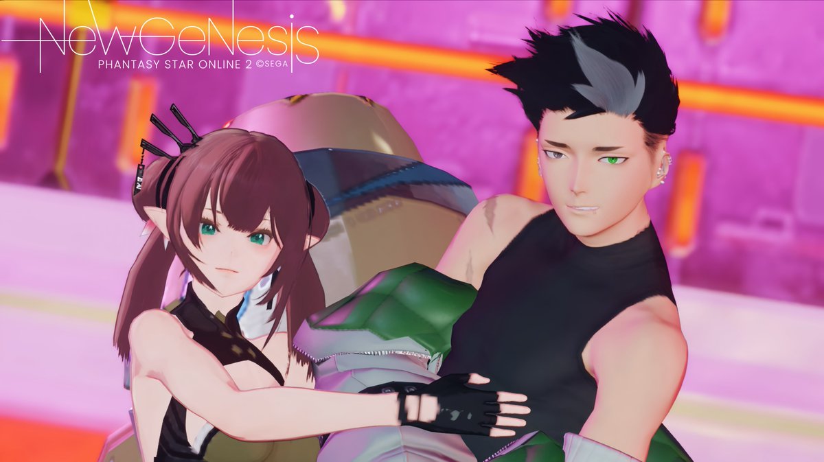 アニマティクスフェイスななちさん📸
ツーショって初めてだったかも？！
#PSO2NGS_SS #ma7ロゴ