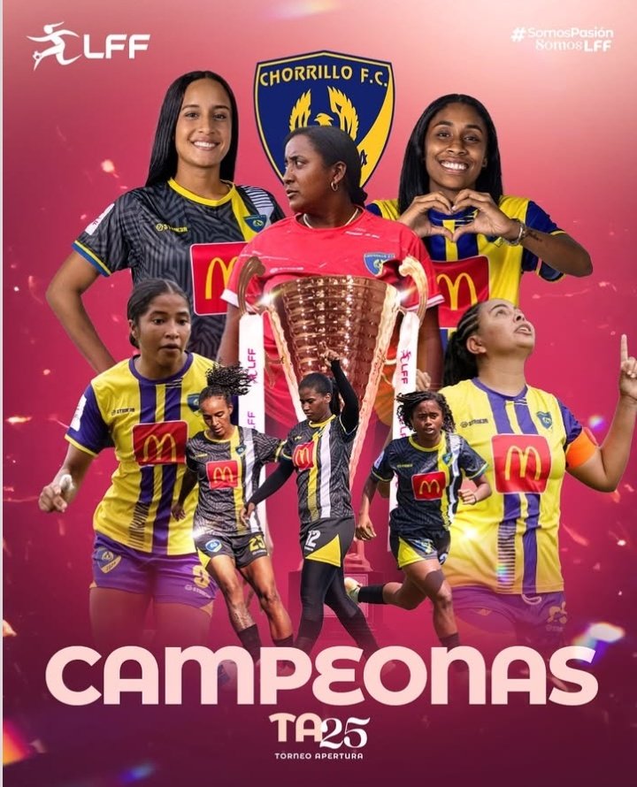 Los Campeones🏆

<a href="/LPFpanama/">LPF TIGO</a>: <a href="/cdplazaamador/">CD Plaza Amador</a> Campeón🥇al vencer 6-0 a San Francisco 

<a href="/liga_prom/">LIGA PROM</a>: <a href="/SDAtleticoNal/">SDAtleticoNacional</a> Campeón🥇al vencer 1-0 a Plaza Amador

Liga Juvenil: <a href="/sportingsmfc/">Sporting SM F.C.</a> Campeón🥇al vencer 3-2 a CAI

<a href="/lffpanama/">LFF</a>: @chorrillofc Campeonas🥇 al vencer 1-0 a Santa Fé

#DatoAA