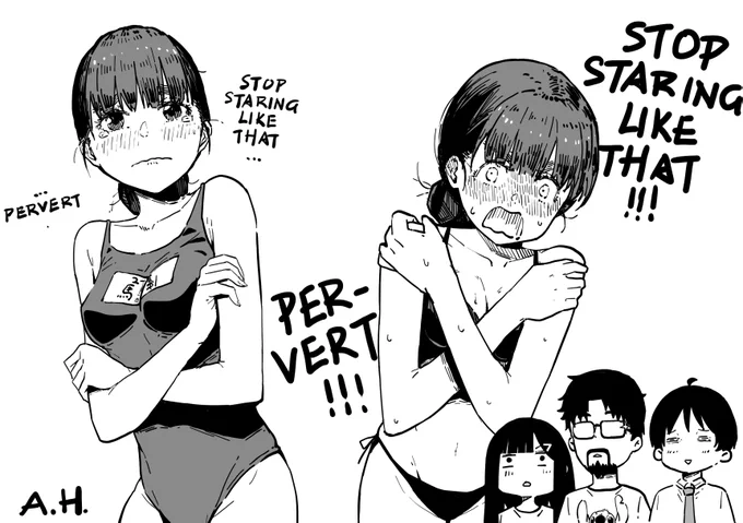 Which type do you prefer?I mean swimsuit.
#makeine #マケイン 