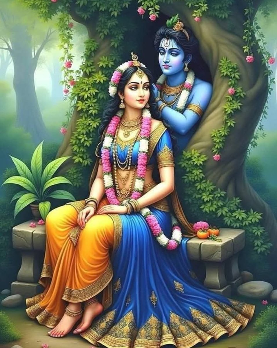 शुभ रात्रि जय श्री राधे कृष्ण🪴💕