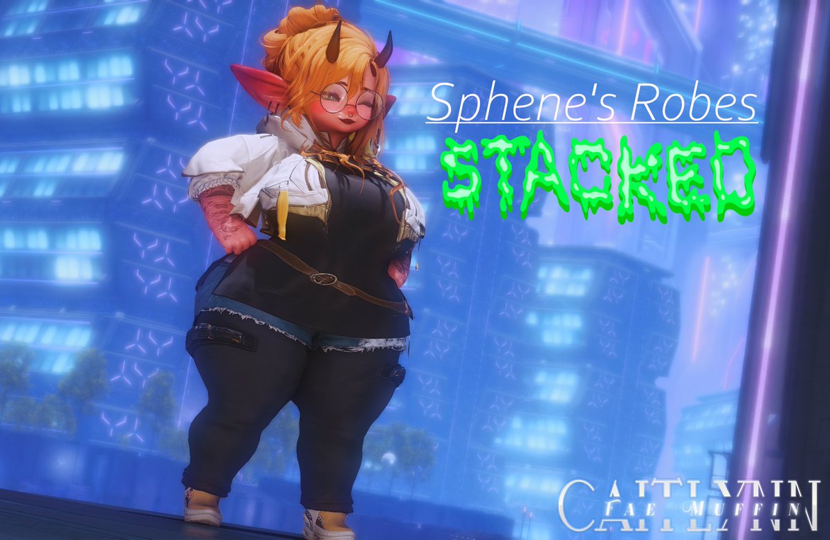 Dress up like an Ex-Queen, Sphene's Robes for the stacked body now early access and free for everyone on  29th of June!
patreon.com/posts/stacked-…