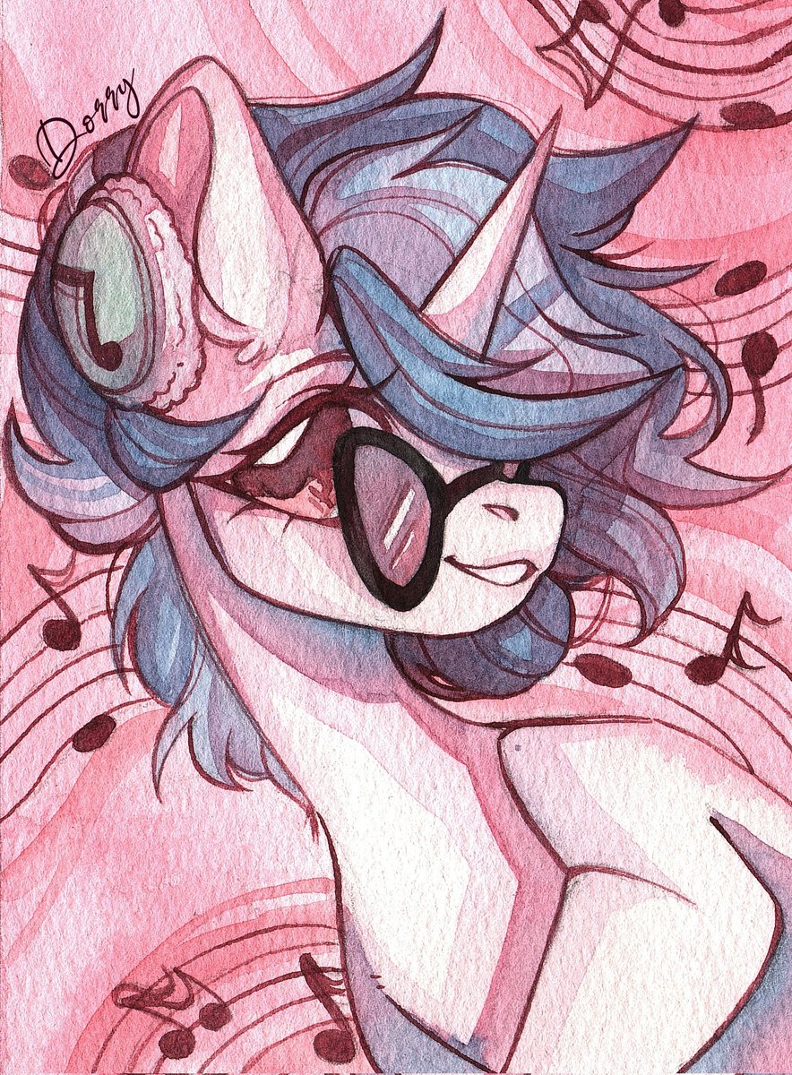 dorry_b_'s tweet image. #mlp #art #VinylScratch