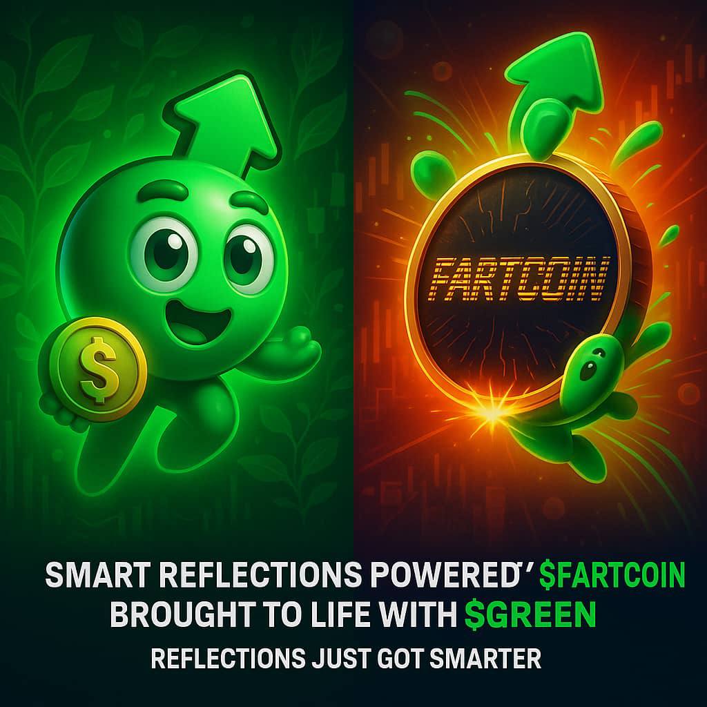 $GREEN Investors, earning reflections <a href="/FartCoinOfSOL/">Fartcoin💨</a> 24 hours a day
 
GreenXM9jf9X4AuxeJmEF3KDBagNRc5Us53PY4dnq8nB

#Fartcoin #reflections #bitcoin #passiveincome #greenchart