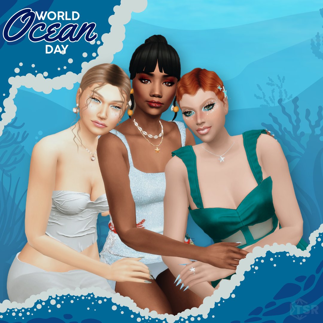 TheSimsResource's tweet photo. 🌊 Dive into style this World Ocean Day with a Sims 4 lookbook inspired by the sea 🌺🧜♀️ — featuring oceanic CC that’s as cool and deep as the big blue itself!
#WorldOceanDay #thesims4 #thesims #sims4 #sims #simscc #simscustomcontent #simslookbook https://t.co/Qy6Jdx3cBn