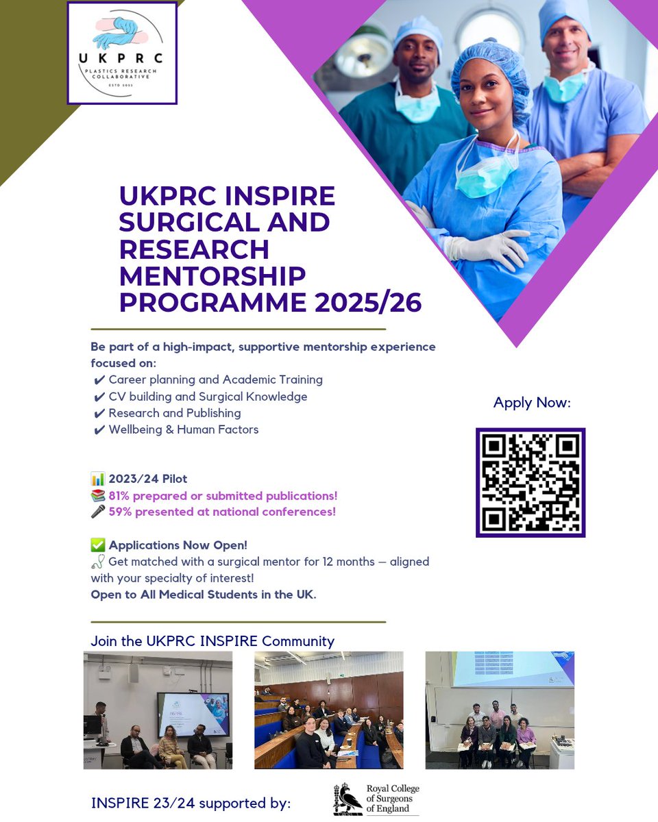 ukplasticsrc's tweet photo. 🚀 23/24 Mentorship Pilot: Success! Join a programme that delivers real results.

📚 81% of mentees submitted/ prepared publications 

🎤 59% presented at national conferences  

Applications now open for the 25/26 Mentorship Programme!  https://t.co/ai2ltoSnW9

Deadline: 8/7/25 https://t.co/9mlFcEdRfY