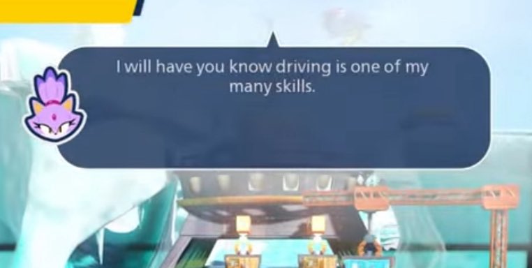 Shadvexx's tweet image. Meanwhile this was literally Amy in the last Sonic racing game