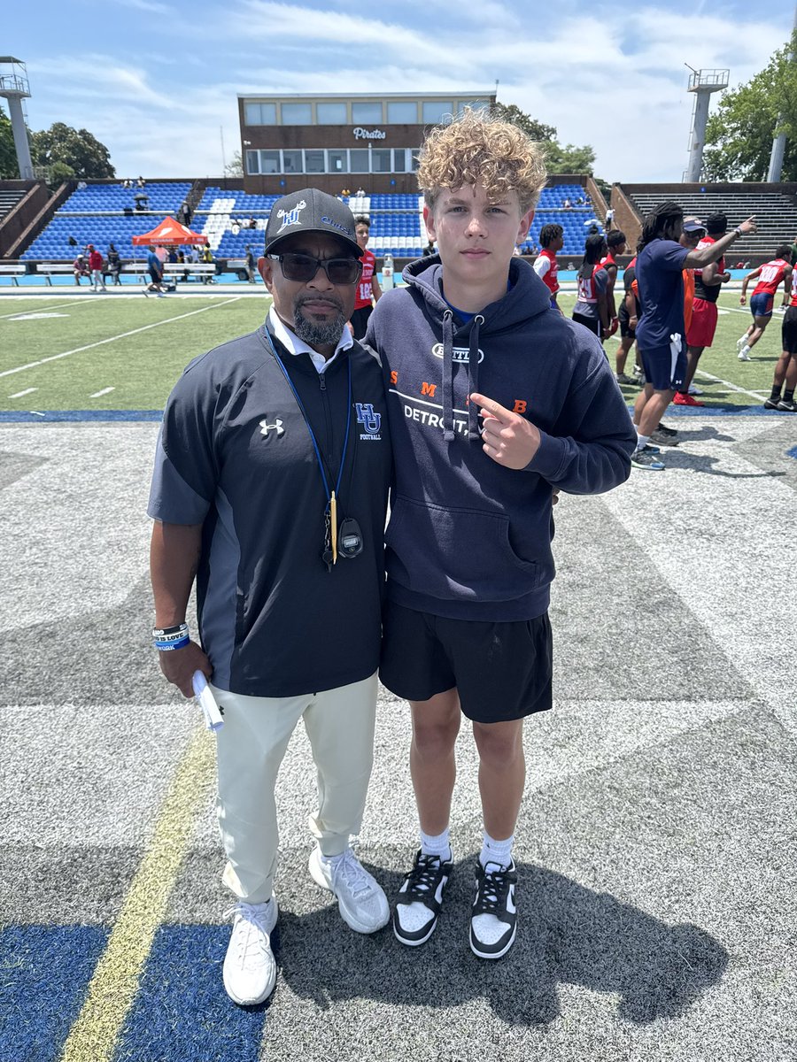 Chris Hawley (@chrishawley27) on Twitter photo After a great conversation with <a href="/trent_boykin/">Trenton C Boykin🏴☠️⚓️🐧</a> I’m blessed to receive my first D1 offer from Hampton University. <a href="/MarcSutherland_/">Marcus Sutherland</a> <a href="/CoachBlackwell_/">Curtis Blackwell II</a> <a href="/AllenTrieu/">Allen Trieu</a> <a href="/coachcioroch/">Coach Cioroch</a> <a href="/Sportsinthed_/">Sports in the D ™</a> <a href="/TheD_Zone/">The D Zone</a> <a href="/MIexposure/">Michigan exposure</a> After a great conversation with <a href="/trent_boykin/">Trenton C Boykin🏴☠️⚓️🐧</a> I’m blessed to receive my first D1 offer from Hampton University. <a href="/MarcSutherland_/">Marcus Sutherland</a> <a href="/CoachBlackwell_/">Curtis Blackwell II</a> <a href="/AllenTrieu/">Allen Trieu</a> <a href="/coachcioroch/">Coach Cioroch</a> <a href="/Sportsinthed_/">Sports in the D ™</a> <a href="/TheD_Zone/">The D Zone</a> <a href="/MIexposure/">Michigan exposure</a>
