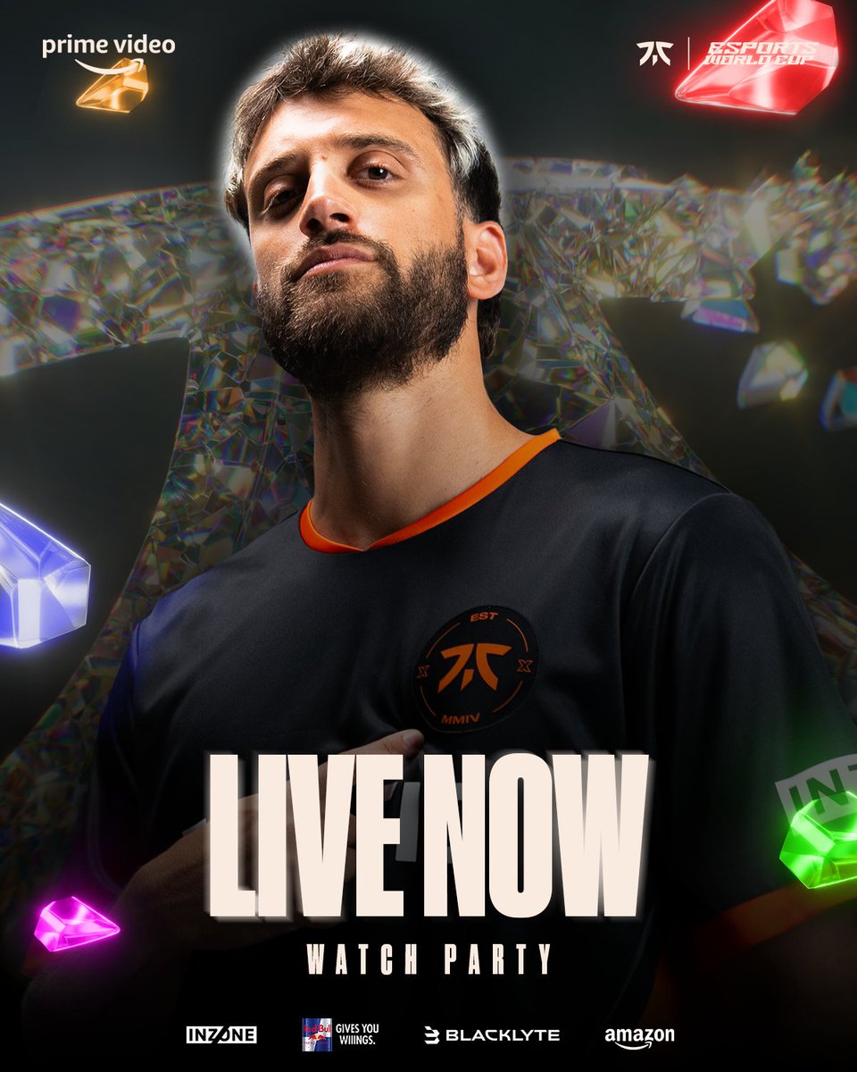 LIVE ORA con il Watchparty <a href="/FNATIC/">FNATIC</a> <a href="/EWC_EN/">Esports World Cup</a>