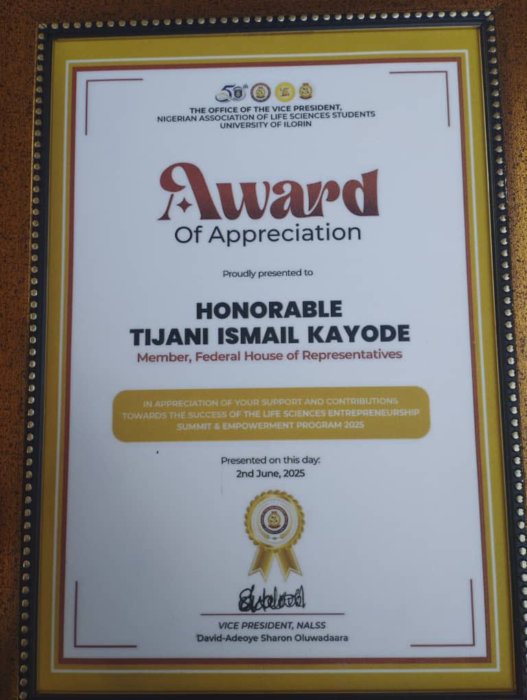 Honorable Ismail Tijani Kayode tweet media