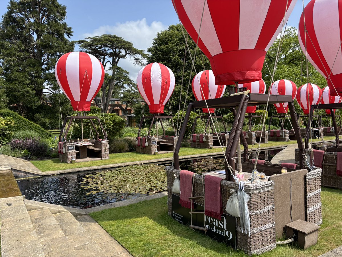 JanGoodeve's tweet photo. Afternoon tea @TheGroveHotel #feastoncloud9 @VisitHertsUK early birthday treat. https://t.co/wgoZMET2OE
