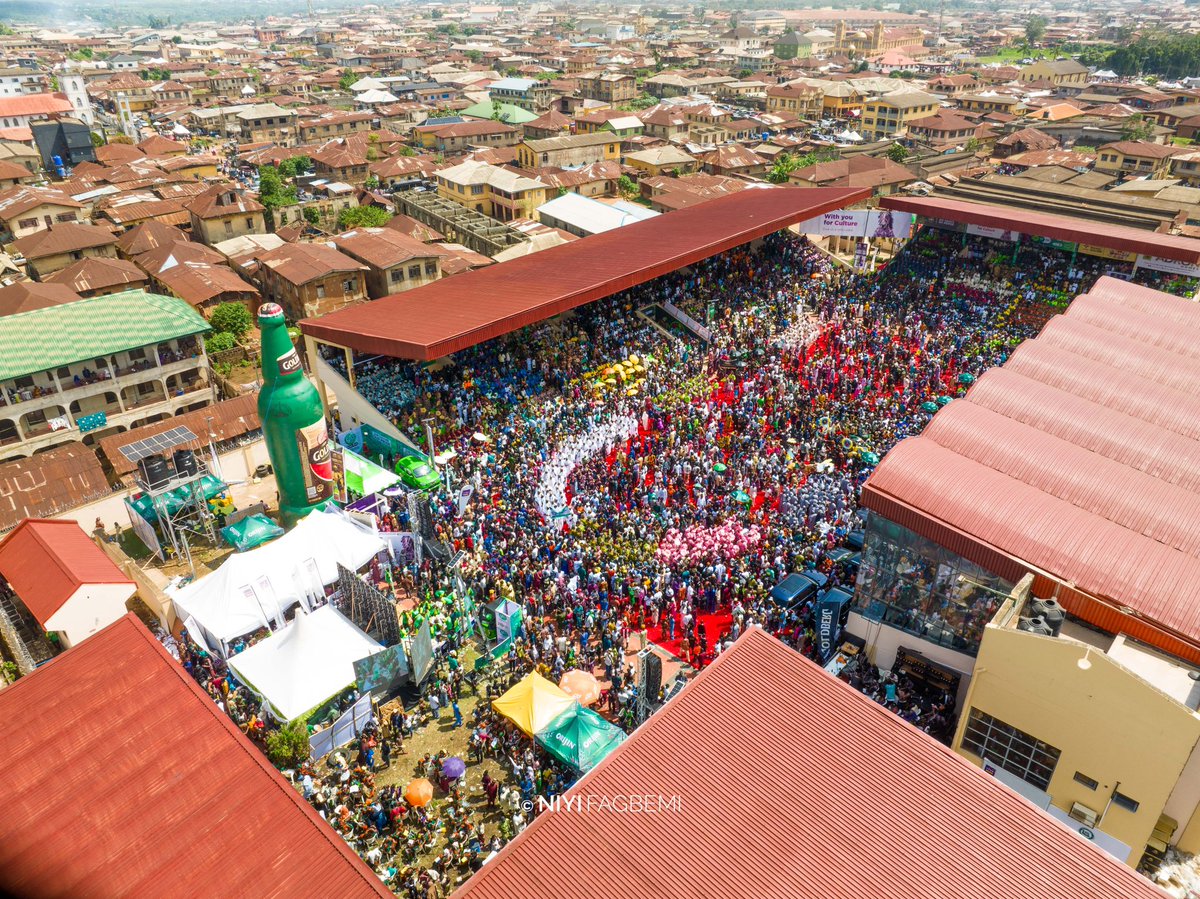 The crowd at Ojude Oba this year 🔥