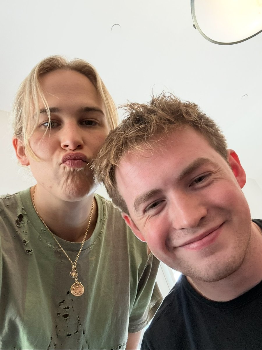 kit connor and tommy dorfman during the run of "romeo + juliet"