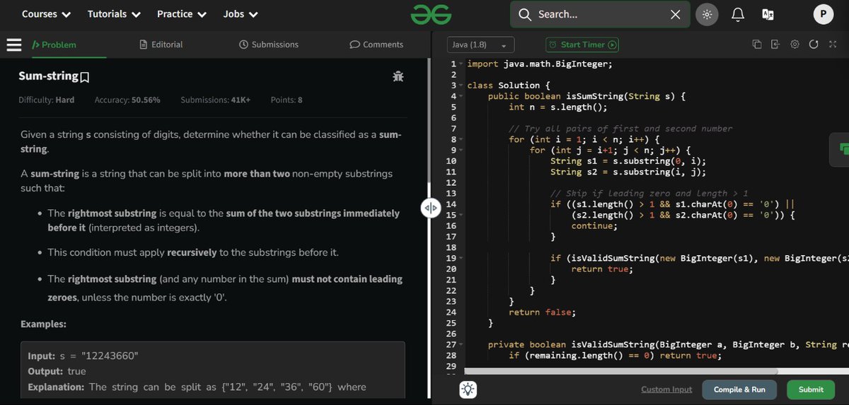 codewithprince2's tweet image. DAY 77 of Solving GFG160 Problem.
@geeksforgeeks
#gfg160
#geekstreak2025