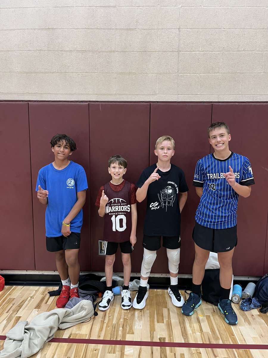 psteinhoff2001's tweet photo. The Warrior Family wrapped up our camp on Thursday with a day of competition and CHAMPIONS! Great week of effort, learning, energy, and leadership!
Big thanks to all of the participants and helpers! #GOWARRIORS https://t.co/3C3vDiB3by