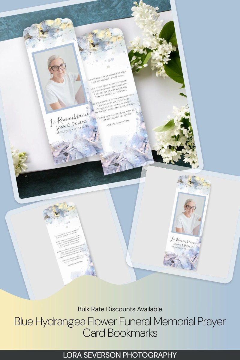 loraseverson's tweet photo. Honor your loved one’s memory with the Blue Hydrangea Flowers Memorial Prayer Card Bookmark https://t.co/BVTDasbJKs
#celebrationoflife #celebrationoflifebookmarks #funeralbookmarks #funeralkeepsake #celebrationoflifekeepsake #memorialtribute #memorialmomento #prayercard https://t.co/YrWC8QGTq5