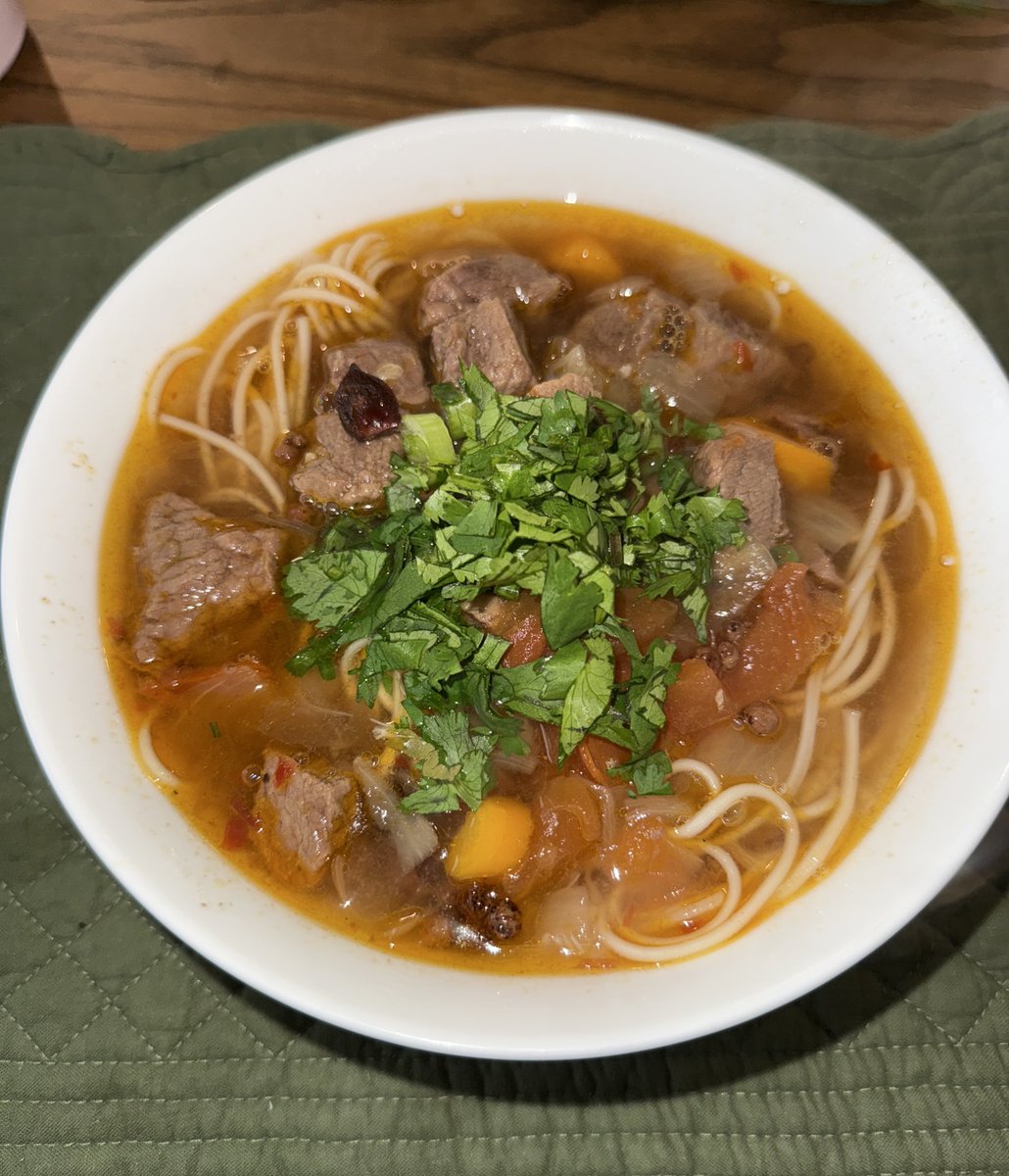 jasminericegirl's tweet photo. bf made me spicy beef noodle soup I'm going to put a baby in him TONIGHT https://t.co/ggEgf0T3Me