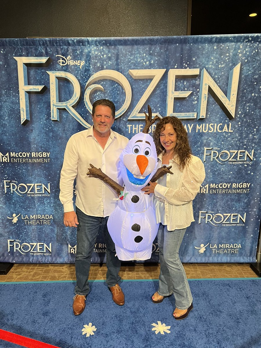 FROZEN - At the La Mirada Theatre! The final show in the 2024-2025 season. Great show! ￼ Also, a preview of next season’s five Broadway shows… ￼